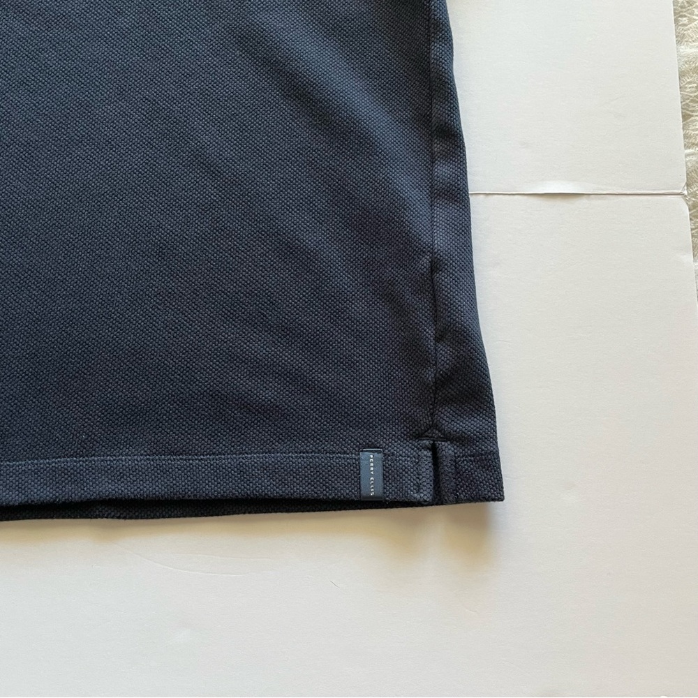 Perry Ellis Navy Blue Polo Short Sleeve Stretch Knit Collared Shirt Size XXL. - Picture 5 of 9